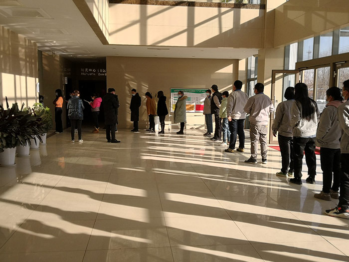 PA视讯游戏员工核酸检测